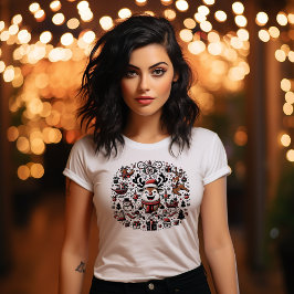 Kerstontwerp T-shirt