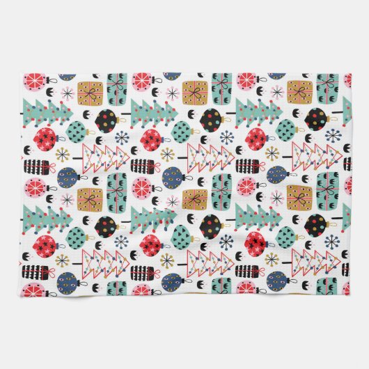 kerstontwerp theedoek (Horizontaal)