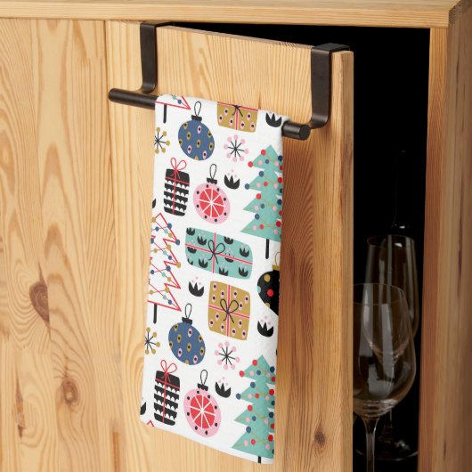 kerstontwerp theedoek (Derde Gevouwen)