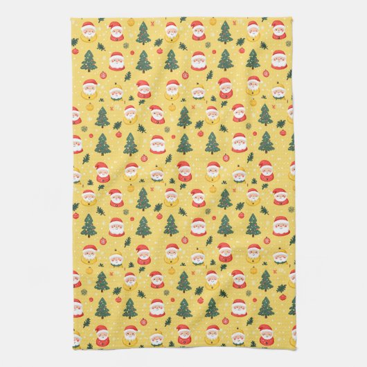 kerstontwerp theedoek (Verticaal)