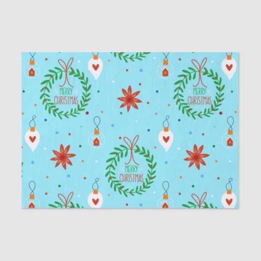 Kerstontwerp Tissuepapier (Voorkant)