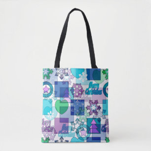 Kerstontwerp Tote Bag