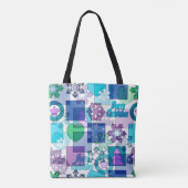 Kerstontwerp Tote Bag (Achterkant)
