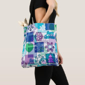 Kerstontwerp Tote Bag (Dichtbij)