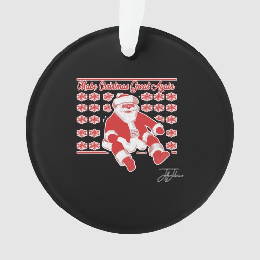 Kerstontwerp van Jeff Johnson Ornament (voorkant)