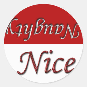 kerstontwerpers ronde sticker