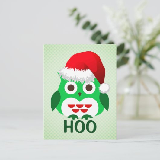 Kerstooiend Trend Hoo Feestdagenkaart (Staand voorkant)