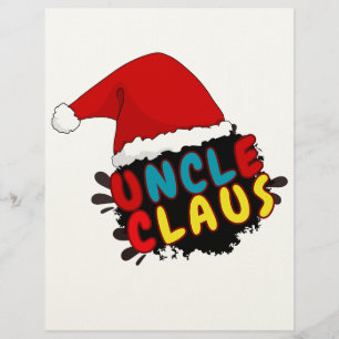 kerstoomie claus briefhoofd