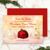 KerstOpen House Save the Date Kaart