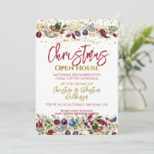 Kerstopening Kaart (Staand voorkant)