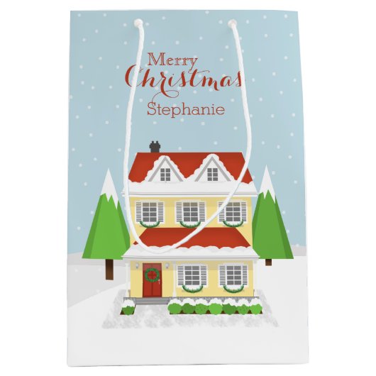 Kerstopening Medium Cadeauzakje (Voorkant)