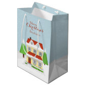 Kerstopening Medium Cadeauzakje (Voorkant Gekanteld)