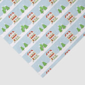 Kerstopening Tissuepapier (Detail)