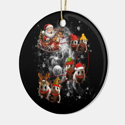 Kerstopo met kerstopo keramisch ornament (Links)