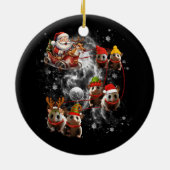 Kerstopo met kerstopo keramisch ornament (Achterkant)