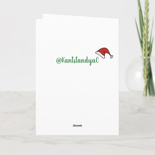 Kerstorca Kaart (Achterkant)