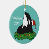 Kerstorca Keramisch Ornament (Rechts)