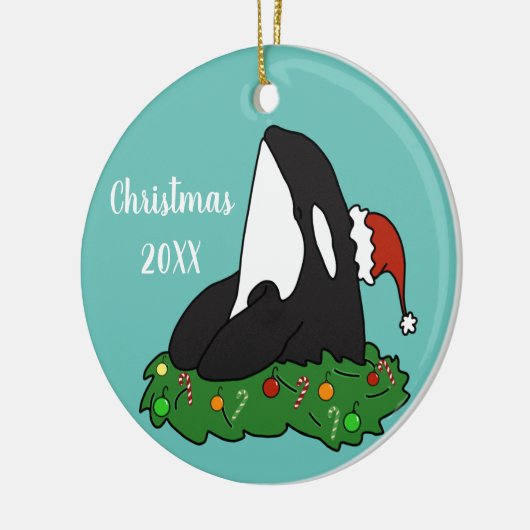 Kerstorca Keramisch Ornament (Links)