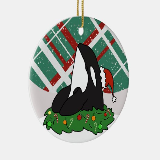 Kerstorca Keramisch Ornament (Rechts)