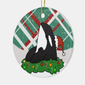 Kerstorca Keramisch Ornament (Links)