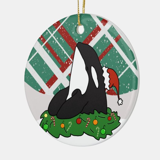 Kerstorca Keramisch Ornament (Links)