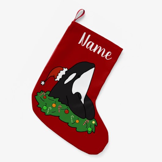 Kerstorca Kleine Kerstsok (Voorkant (Hangend))