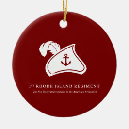 Kerstornament — 1st Rhode Island Regiment Keramisch Ornament