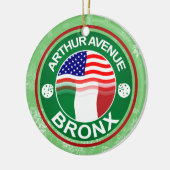 Kerstornament Arthur Avenue Bronx Italiaans Keramisch Ornament (Links)