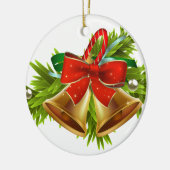 Kerstornament-Bellen Keramiek Ornament (Links)