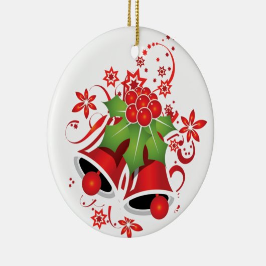 Kerstornament-Bellen Keramisch Ornament (Rechts)