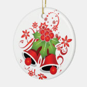 Kerstornament-Bellen Keramisch Ornament (Links)