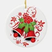 Kerstornament-Bellen Keramisch Ornament (Achterkant)