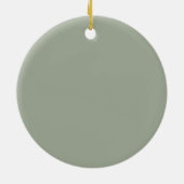 Kerstornament~ Black Labrador puppy Keramisch Ornament (Achterkant)