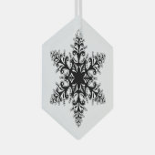 kerstornament-Black Snowflake Ornament (Voorkant Rechts)