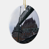 kerstornament Chateau Frontenac Keramisch Ornament (Rechts)