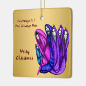 Kerstornament Drie Wijzen Keramisch Ornament (Links)
