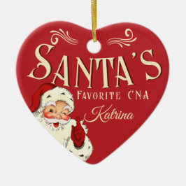 Kerstornament Favoriete CNA van Sinterklaas Keramisch Ornament