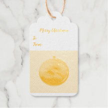 Kerstornament Folie Cadeaubijschrift