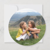 Kerstornament Fotokaart Feestdagenkaart (Achterkant)