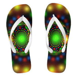 Kerstornament Fractal ontwerp Teenslippers