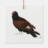 Kerstornament Gier Keramisch Ornament (Achterkant)