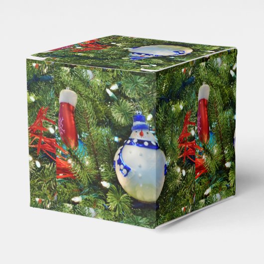 kerstornament Gift Box Bedankdoosjes (Voorkant Zijde)