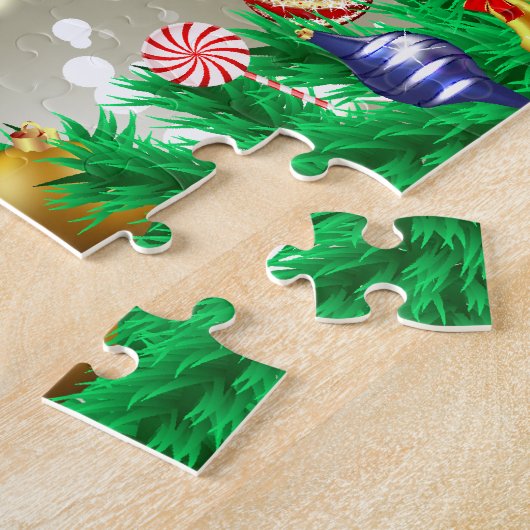 kerstornament Glitter Legpuzzel (Zijkant)