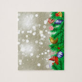 kerstornament Glitter Legpuzzel (Verticaal)