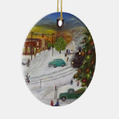 Kerstornament Hometown Christmas 2017 Keramisch Ornament (Rechts)