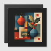 Kerstornament in Mid-Century Modern-stijl (Voorkant / Achterkant)