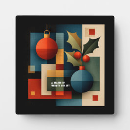Kerstornament in Mid-Century Modern stijl Fotoplaat