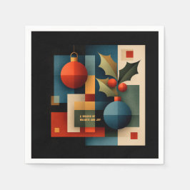 Kerstornament in Mid-Century Modern-stijl Servet