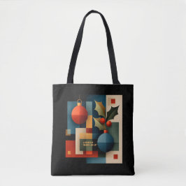 Kerstornament in Mid-Century Modern-stijl Tote Bag