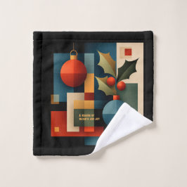 Kerstornament in Mid-Century Modern-stijl Washandje